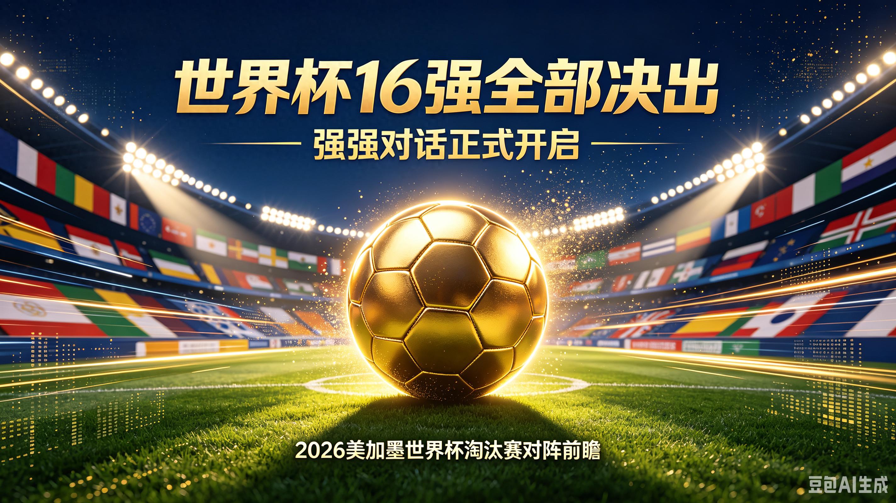 2026世界杯16强出炉！直播看强强对决，冷门惊喜全盘点