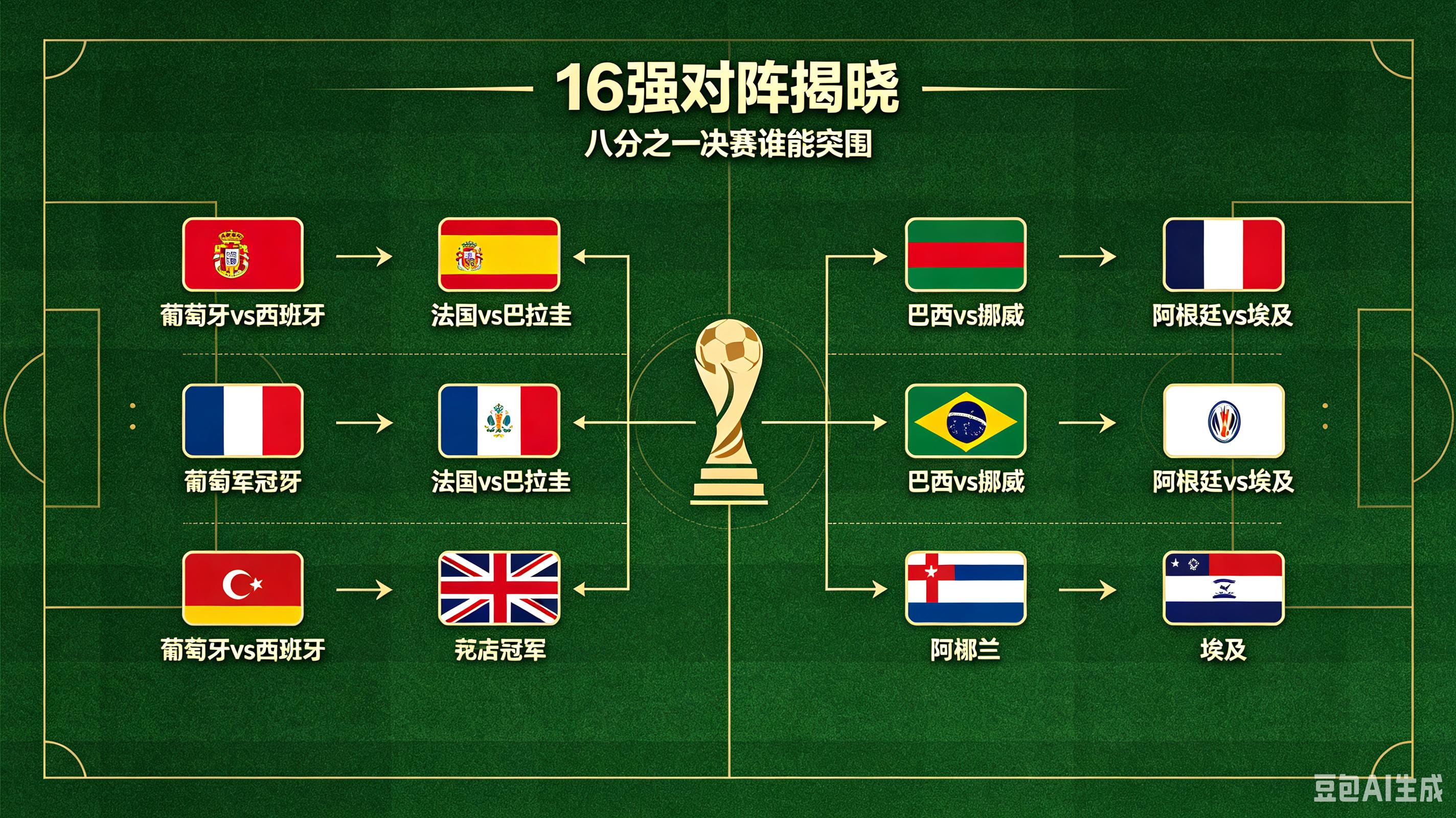 2026世界杯16强出炉！直播看强强对决，冷门惊喜全盘点