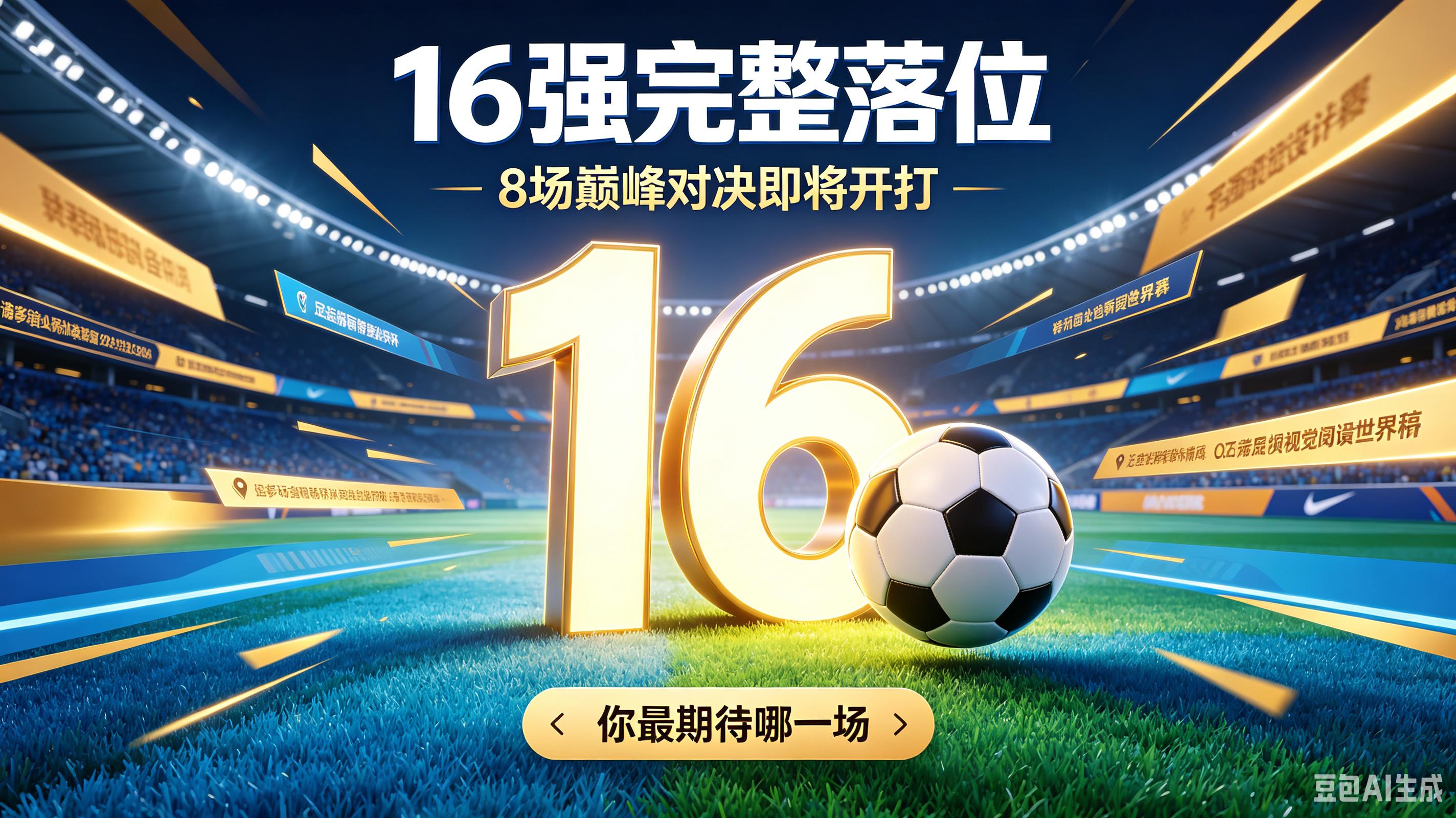 2026世界杯16强出炉！直播看强强对决，冷门惊喜全盘点