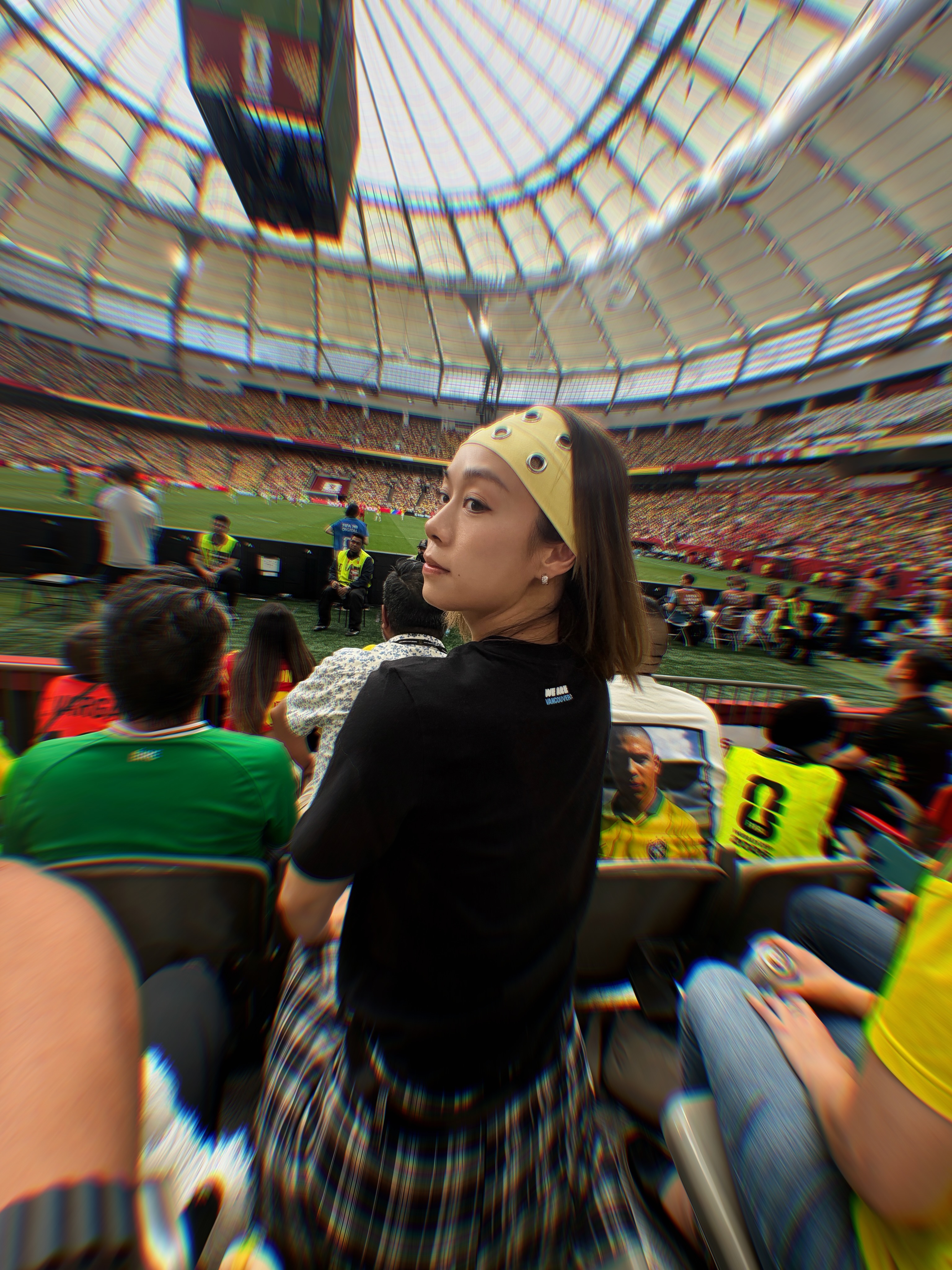 2026世界杯,黄心颖在温哥华看球美照曝光